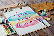 90 Photoshop Watercolor Brushes preview 2
