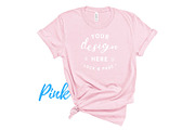 Bella Canvas TShirt Mockups On White, a Shirt Mockup by lock and page (Thumbnail 8 of 92)