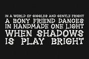 SKETCHLETON – Hand Drawn Bone Font, a Font by TypeTasty Font (Thumbnail 8 of 9)