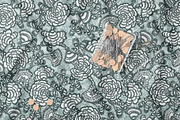 Ethnic Floral Line Art Pattern Set, a Pattern Graphic by StudioGlouna (Thumbnail 3 of 5)