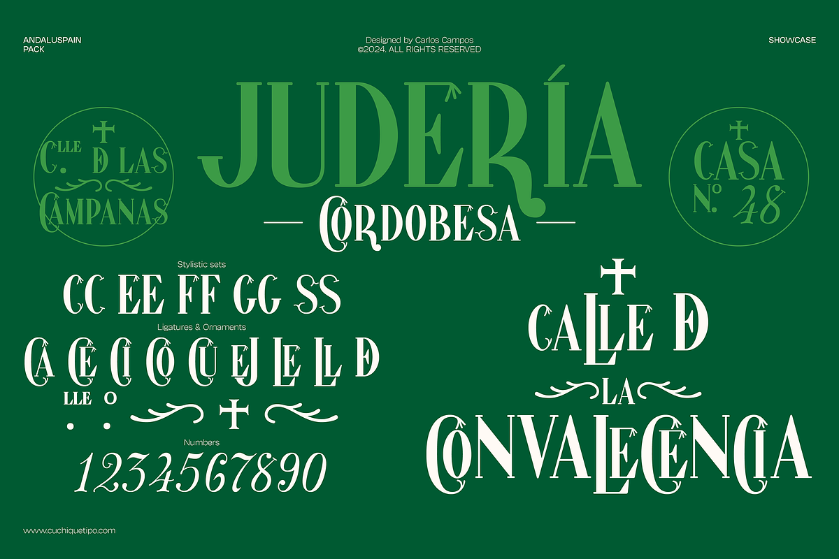 Andaluspain, a Serif Font by Cuchi, qué Tipo! Foundry (Photo 8 of 11)