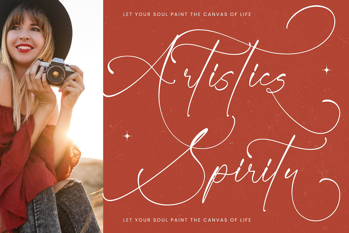 Sunlite Kinetic Stylish Calligraphy, a Script Font by stylishtype.co (Photo 3 of 20)