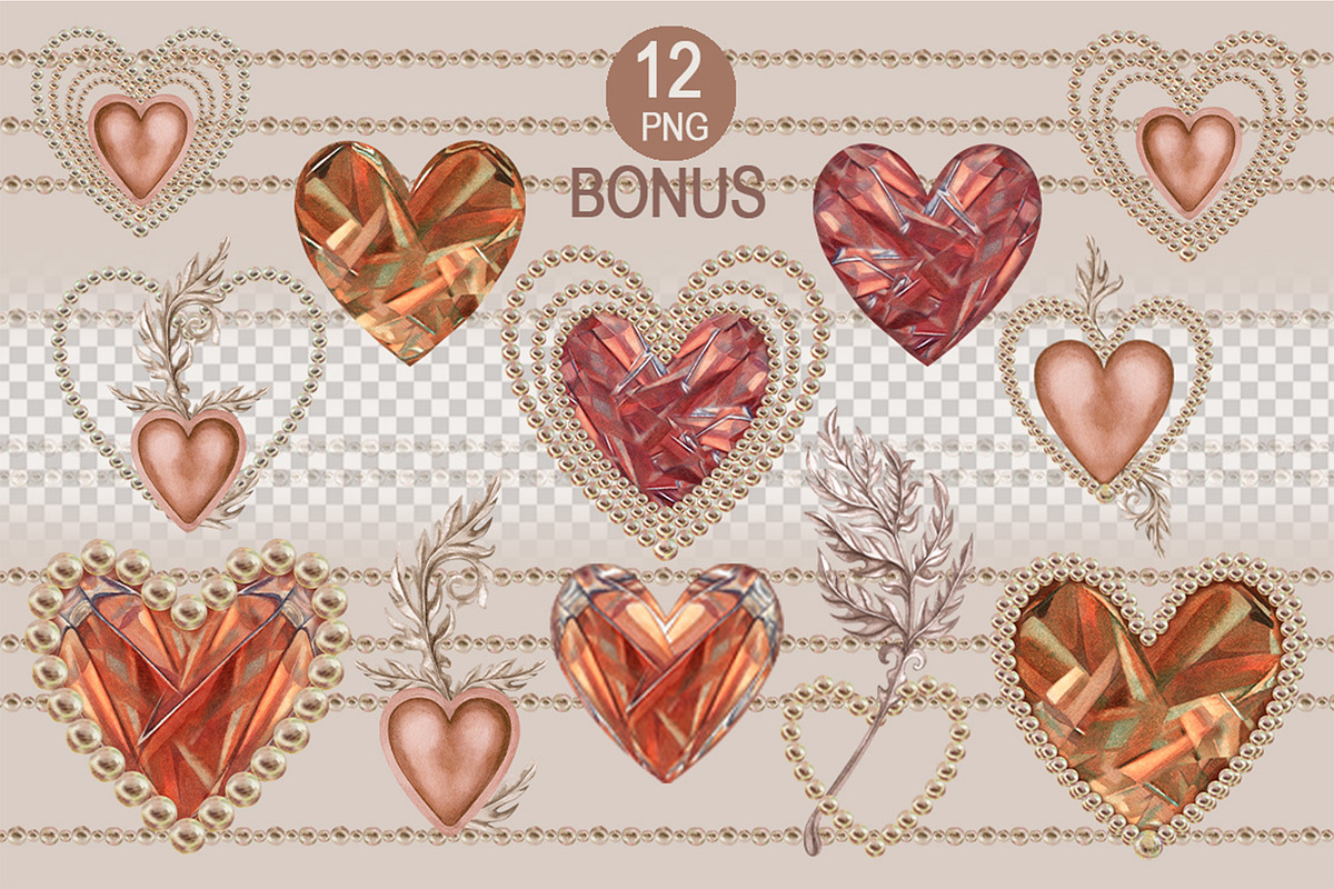 Love&Rose botany vintage watercolor, a Decorative Illustration by EL_SUHOVA (Photo 4 of 13)