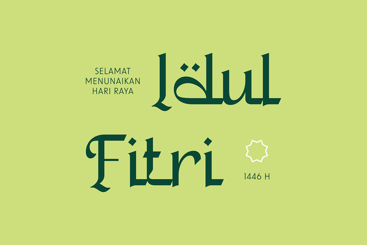 Rabiyah - Arabic Style Font, a Script Font by Pikgura (Photo 4 of 6)