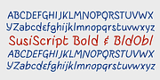 SusiScript, a Handwritten Font by Ingrimayne Type (Thumbnail 7 of 9)