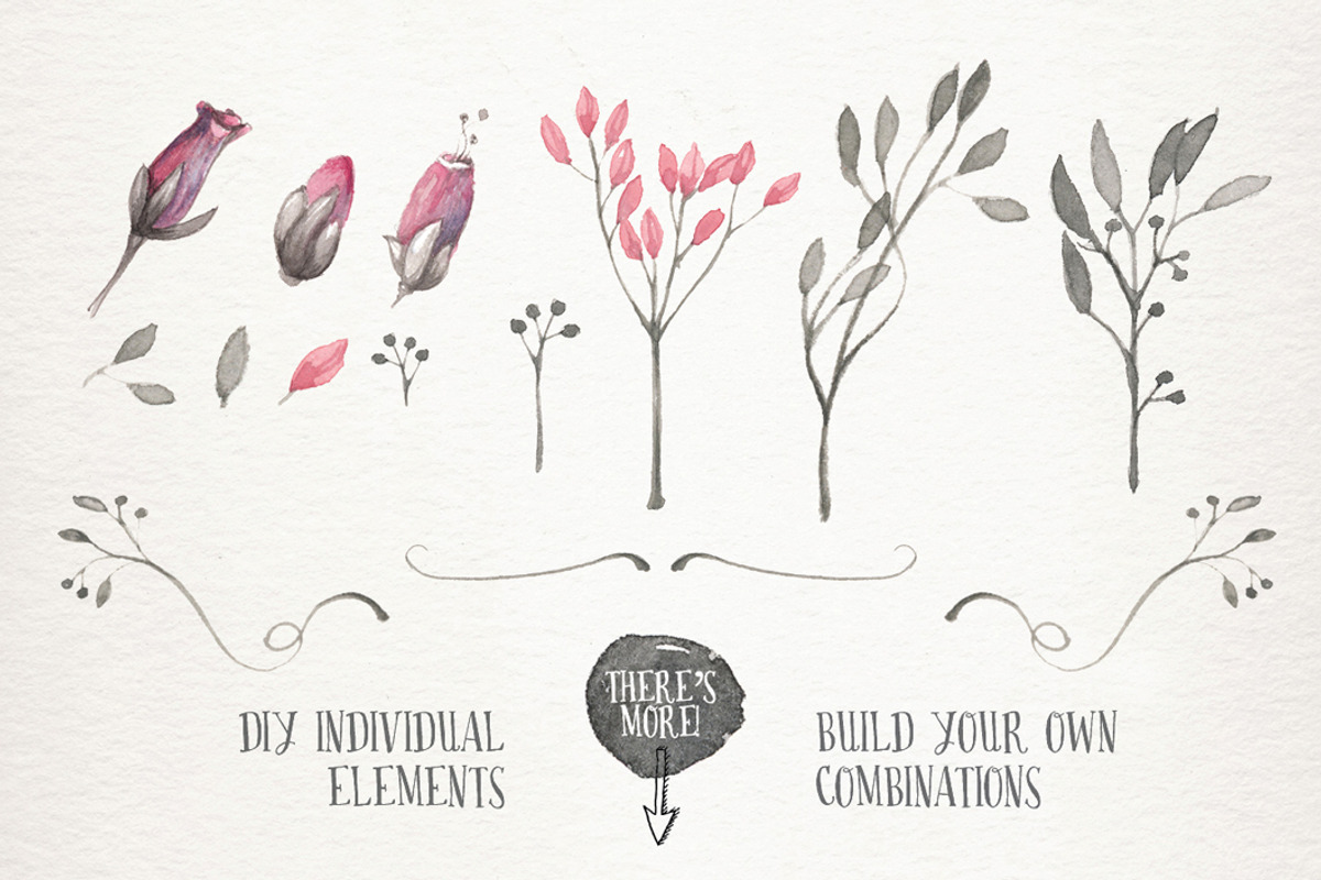 Watercolor wedding collection vol 1, an Illustration by Lisa Glanz (Photo 3 of 5)