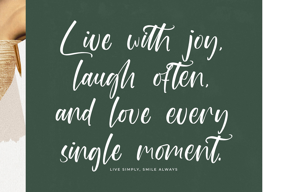 Rhythm Darling Modern Handwritten, a Script Font by stylishtype.co (Photo 5 of 20)