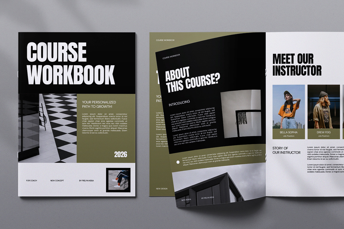 Course Workbook, a Magazine Template by Portocraft (Photo 1 of 6)