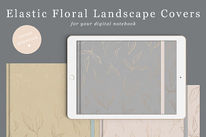 Floral Goodnotes Landscape Covers