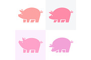 Pig Logo, a Graphic by NataliiaVolyk (Thumbnail 2 of 6)