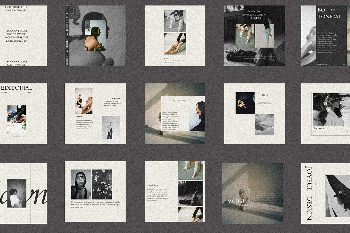 Fawn Collection | Canva IG Templates, a Social Media Template by Alana Designed (Photo 2 of 3)