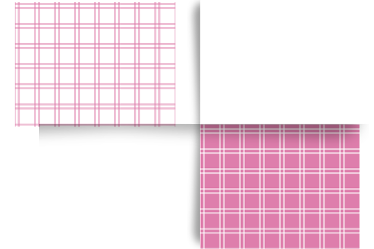 Pink Seamless Plaid Designs, a Pattern Graphic by Earley Bird Design Studio (Photo 4 of 8)