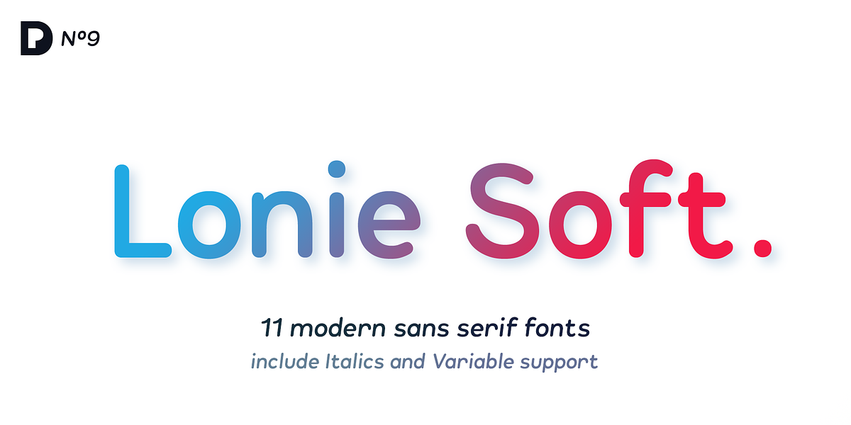 Lonie Soft, a Sans Serif Font by Par Défaut (Photo 1 of 11)