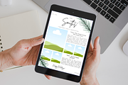 Christmas Newsletter Canva Template, a Stationery Template by SarenkaDesignShop (Thumbnail 5 of 5)
