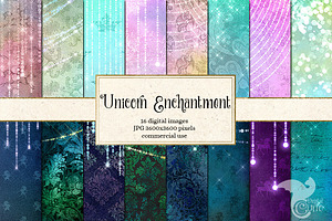 Unicorn Enchantment Digital Paper