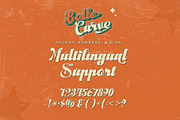 Bello Curve - Retro Script Font, a Script Font by Letterara (Thumbnail 13 of 14)