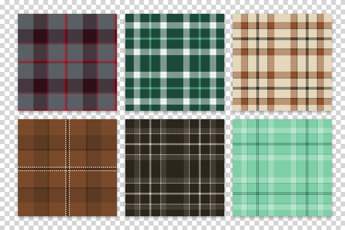 Asymmetric Tartan Digital Paper Set, a Pattern Graphic by Gfx Expert Team (Photo 2 of 3)