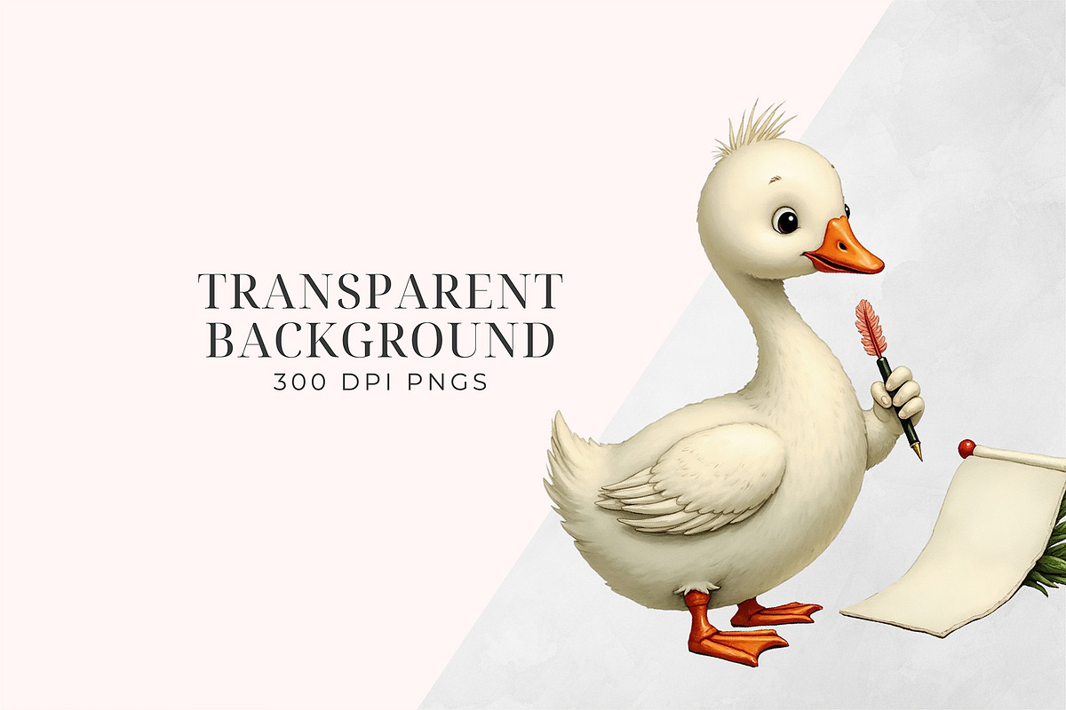 Silly Goose Christmas Clipart PNG, an Object Graphic by Printable Pretty Studio (Photo 4 of 5)