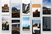 Iceland Instagram Story Templates, a Social Media Template by Hamilton. (Thumbnail 8 of 9)