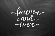 Forever and ever. Vector lettering., an Object Graphic by redcollegiya design (Thumbnail 3 of 4)