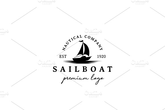 Sailor Boat Logo Design preview 2