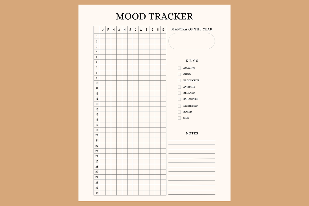 Mental Health Journal PDF Template, a Stationery Template by MIRoots Design Studio (Photo 7 of 10)