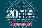 50% OFF: 80 Halftone Textures Bundle, a Texture Graphic by Gabor Monori (Thumbnail 3 of 5)