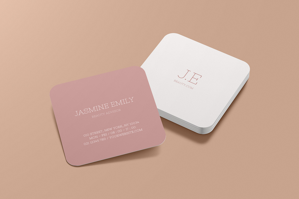 Square Business Card Mockup, a Books & Magazine Mockup by Mockup Supper (Photo 5 of 10)