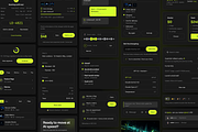 Axiom Figma UI Kit: 89 Blocks, Dark, an UI Kit Template by lynnn423 (Thumbnail 4 of 5)