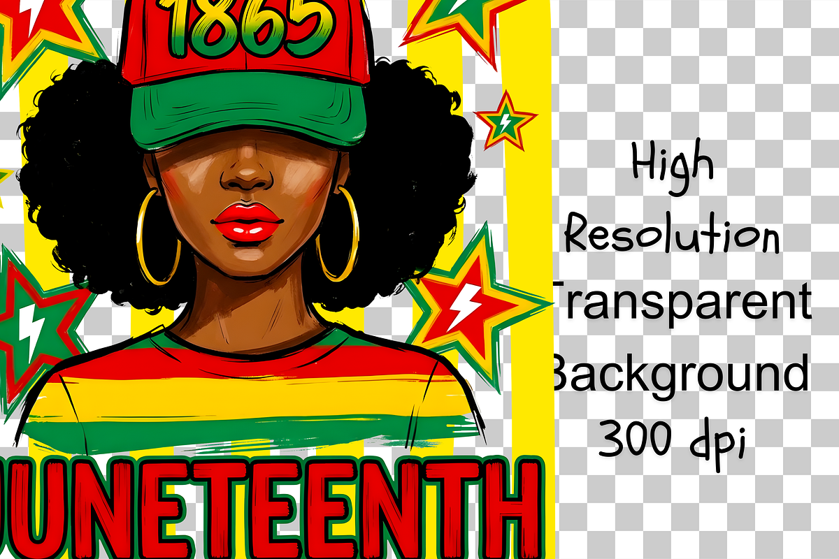 Juneteenth Png, Juneteenth 1865 Png, an Object Illustration by Clipart Bloom (Photo 2 of 3)
