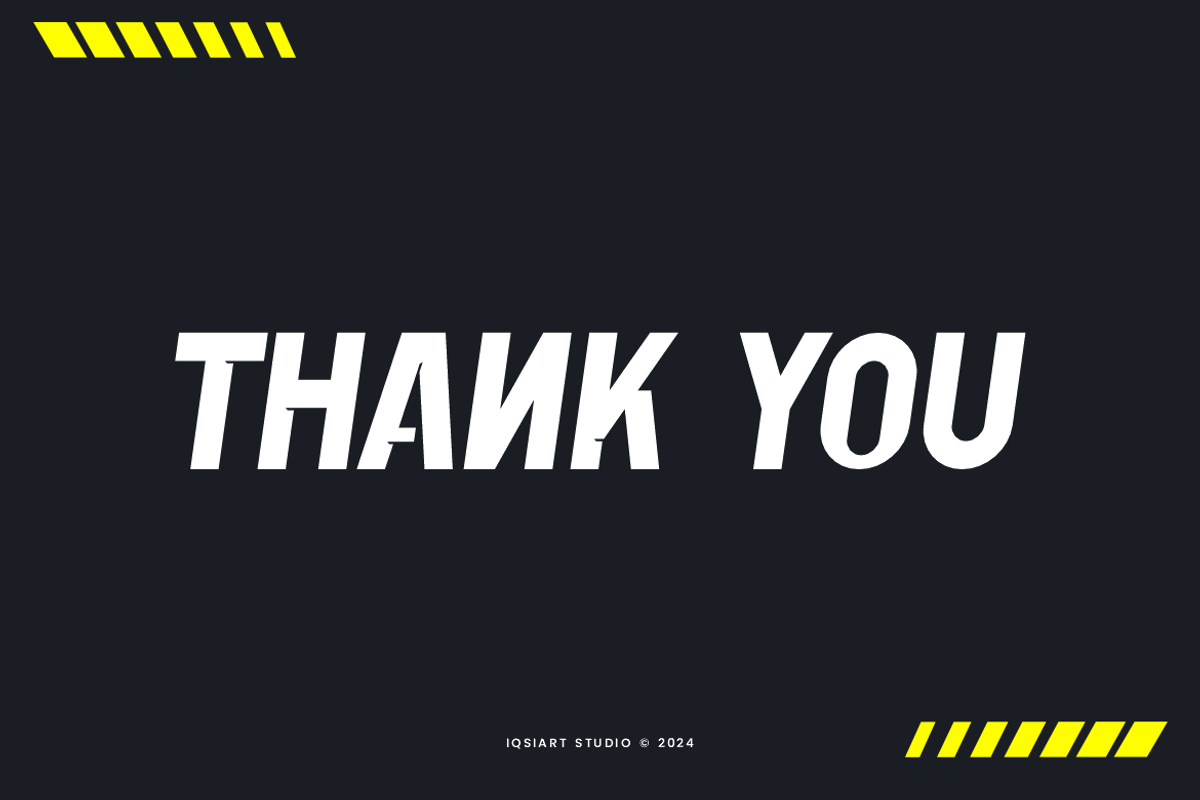 Myahewa - Sporty Font, a Sans Serif Font by Iqsiart Studio (Photo 7 of 7)