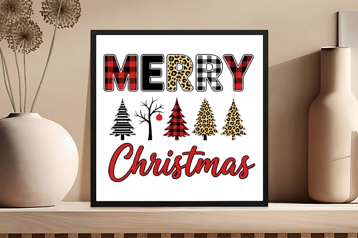 Merry Christmas PNG, an Illustration by Black Bird Studio (Photo 4 of 4)