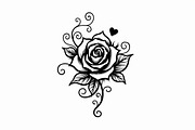Elegant Rose Flower Bundle, an Illustration by Gfx_Store (Thumbnail 6 of 9)