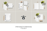 STATIONERY/NOTEBOOK MOCKUPS, a Books & Magazine Mockup by MCKP*ME (Thumbnail 13 of 14)