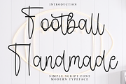Football Handmade, a Handwritten Font by FreshTypeINK (Thumbnail 1 of 8)