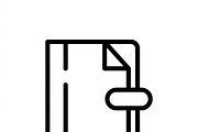 40 Corporate Legal Icon Set, an Outline Icon by adenpinkstore (Thumbnail 4 of 10)
