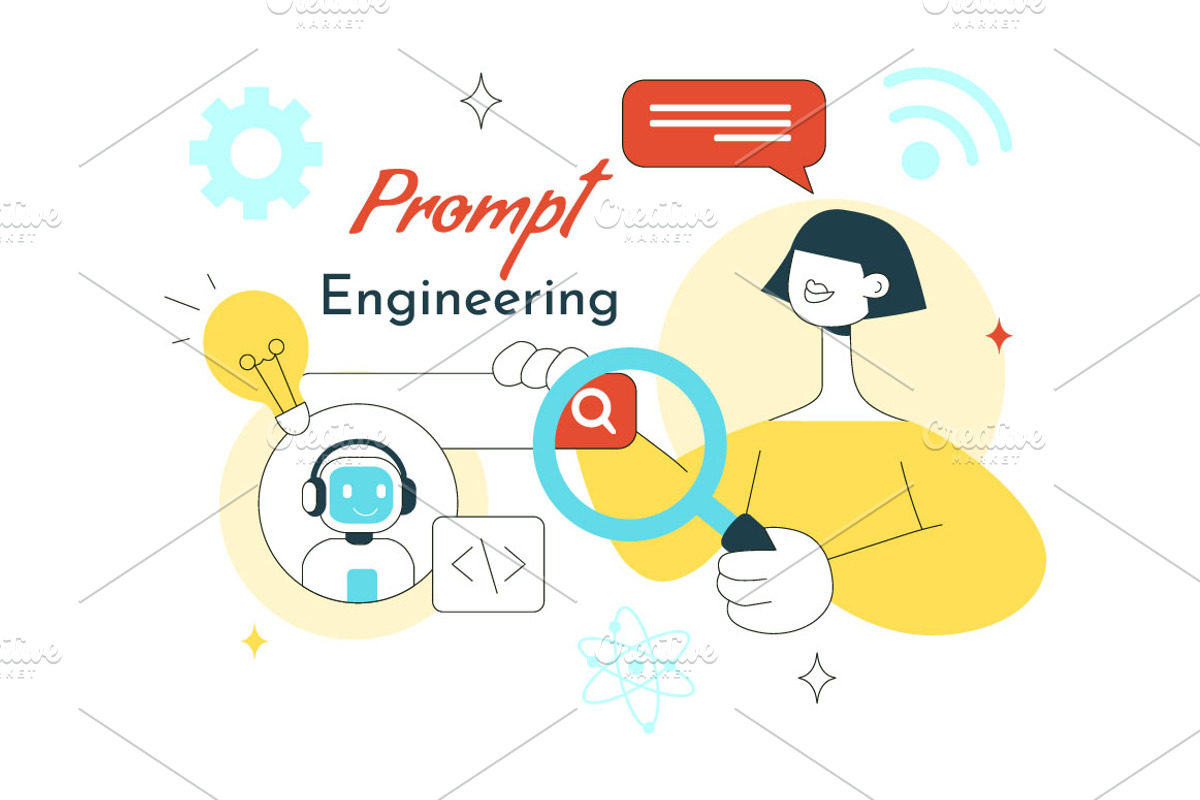 10 Prompt Engineering Illustration, a Technology Illustration by ...