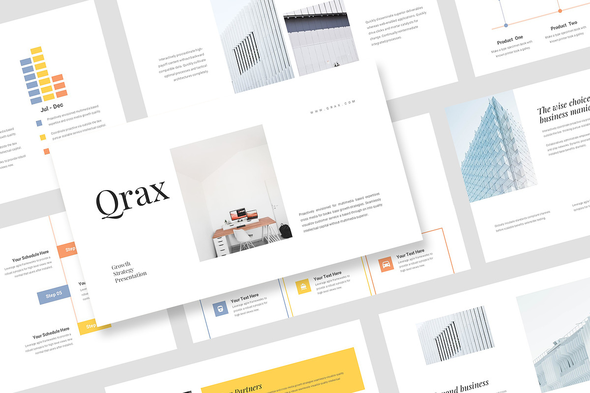 Qrax : Growth Strategy Powerpoint