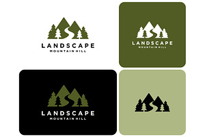 Mountain Valley Forest Road Logo, a Branding & Logo Template by ika trisiana