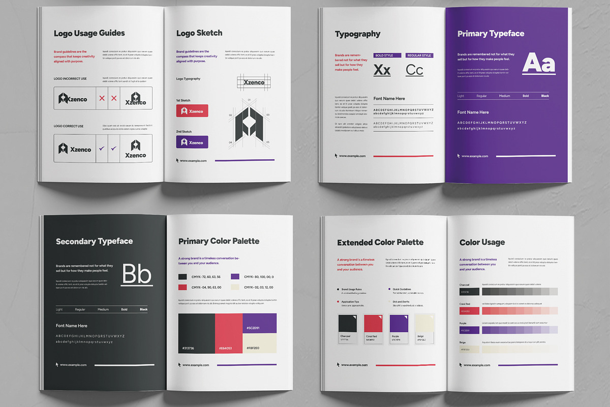 Creative Brand Guideline Book, a Brochure Template by MightyDesign (Photo 3 of 7)
