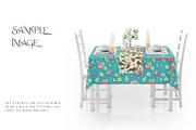 Tablecloth & Table Runner Mockups, a Household Mockup by mock-ups (Thumbnail 12 of 21)