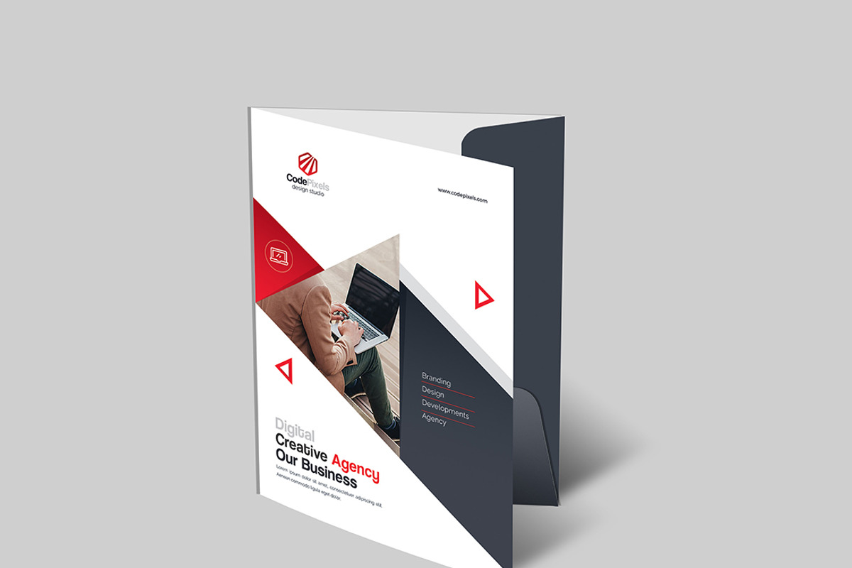 Presentation Folder, a Stationery Template by GenerousArt (Photo 5 of 8)