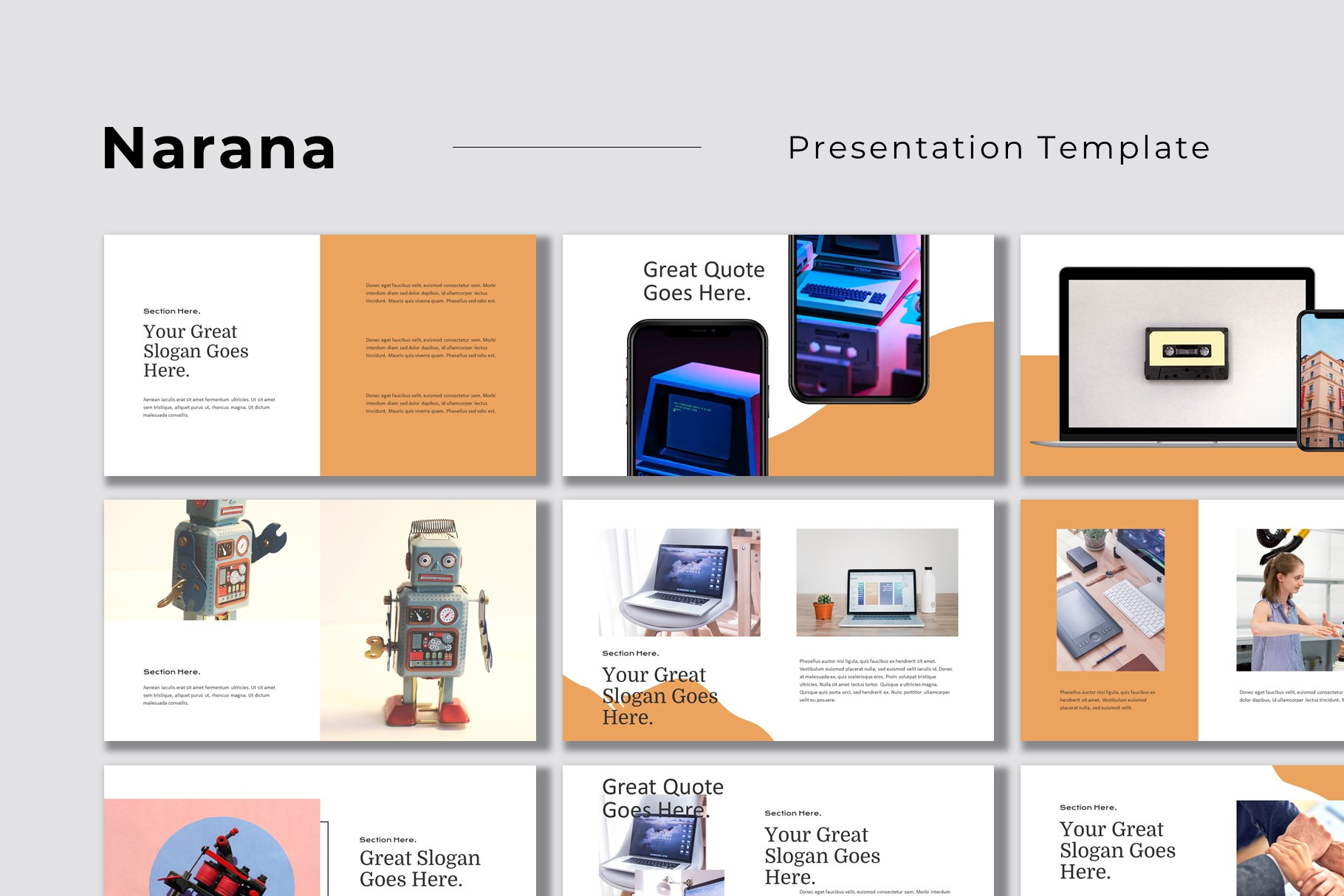 Narana - Powerpoint Template, a Presentation Template by Tumbuh Kerja ...
