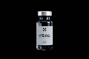 Glass Vial Mockup, a Product Mockup by Design Squad