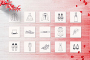 150 Hand Drawn Elements -Wedding-, a Decorative Illustration by Michael Rayback Design (Thumbnail 2 of 11)
