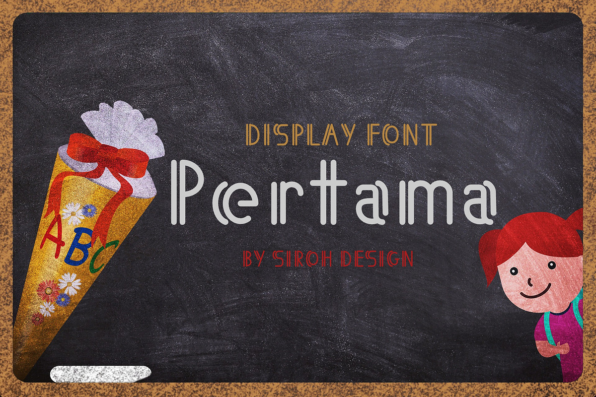 Pertama Font, a Font by atapdesain (Photo 1 of 3)