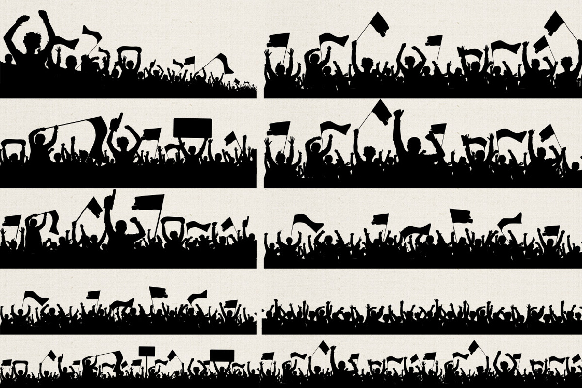 People Crowd Silhouettes, a Person Illustration by Seyyahil (Photo 1 of 3)