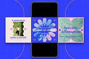Serenity Wellness Instagram Template, a Social Media Template by Nenjo Studio (Thumbnail 2 of 5)