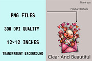 Quirky Valentine Pig Clipart Bundle, an Illustration by SVGArt (Thumbnail 4 of 7)