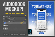 Audiobook Mockup PSD Template, an iPhone Mockup by Jeff Finley (Thumbnail 1 of 4)
